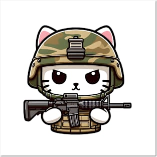 Tactical Cat Posters and Art